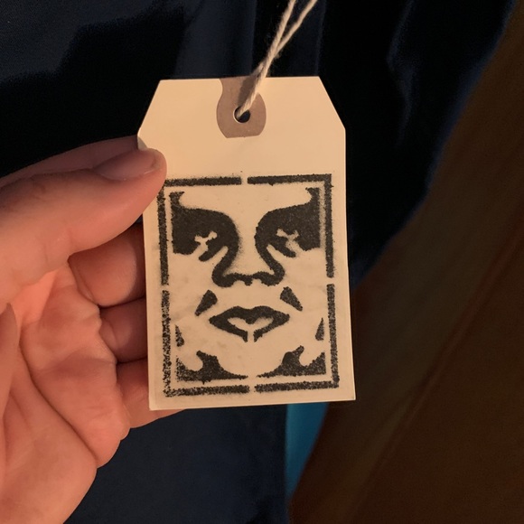 NWT Obey Button Down Shirt - Picture 3 of 5